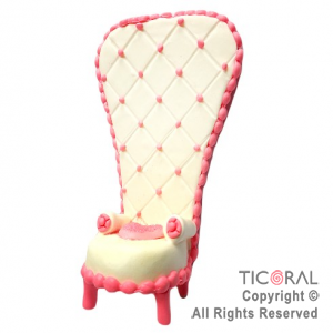 ADORNO SILLON DIVA BARBIE PORCELANA FRIA G x 1